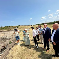 Министърът на туризма г-н Мирислав Боршош посети най-големият туристически обект в община Средец - Националният археологически музей "Деултум - Дебелт".
